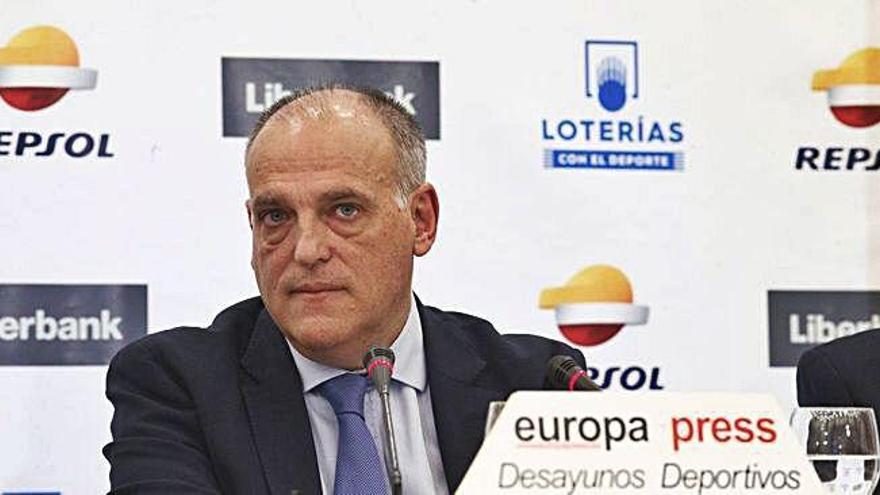 Javier Tebas, presidente de LaLiga.