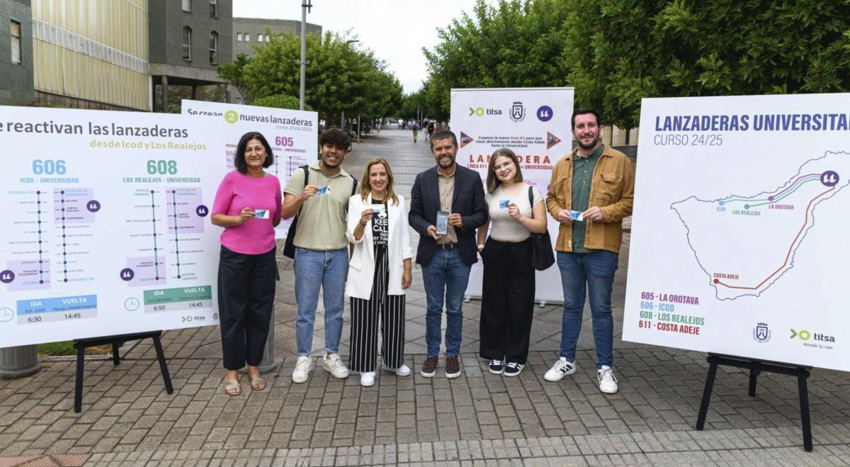 Rosa Dávila, Presidenta del Cabildo de Tenerife en la presentación de las Lanzaderas Universitarias|  | ED/LOT