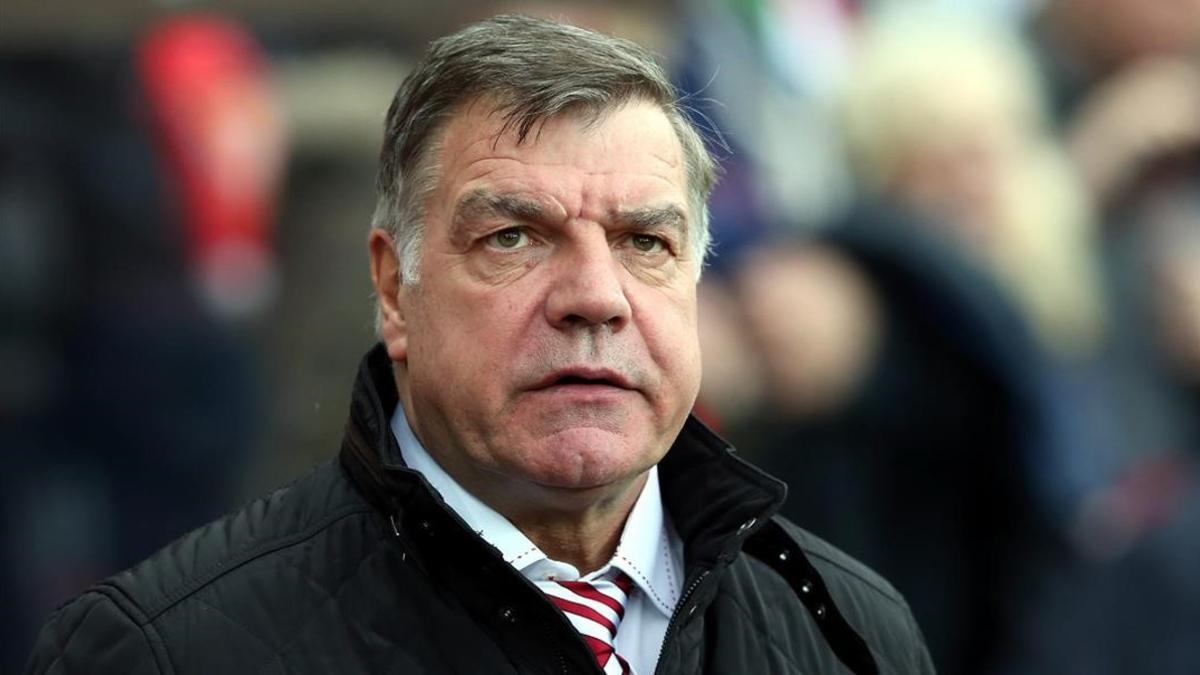 Sam Allardyce, de 61 años, durante un partido del Sunderland