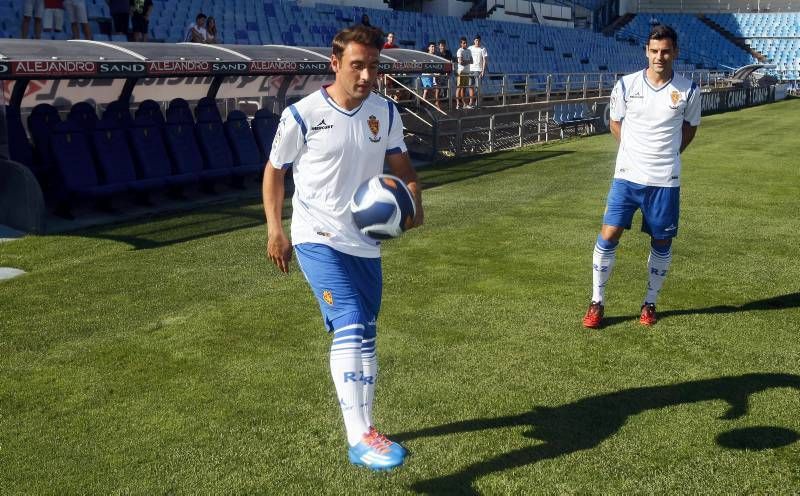 Presentación de Eldin y Dorca como nuevos jugadores del Real Zaragoza