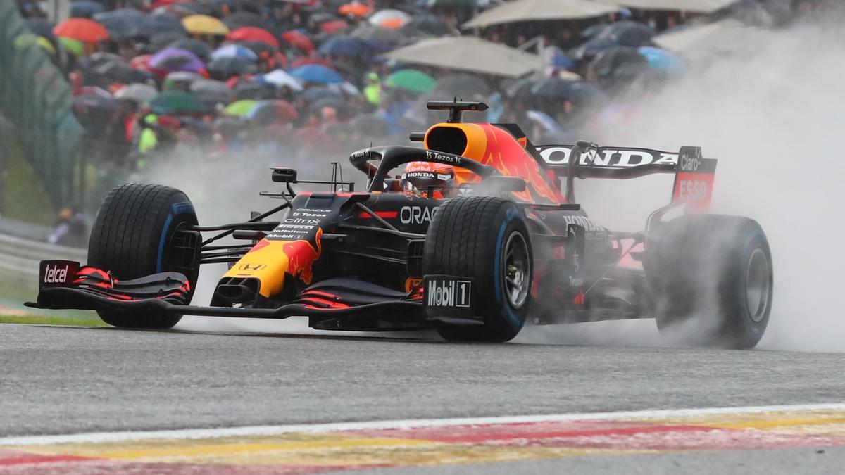 Max Verstappen en el Gran Premio de Bélgica 2021