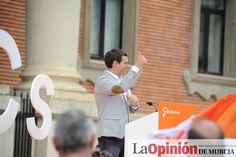 Albert Rivera, líder de Ciudadanos, en Murcia