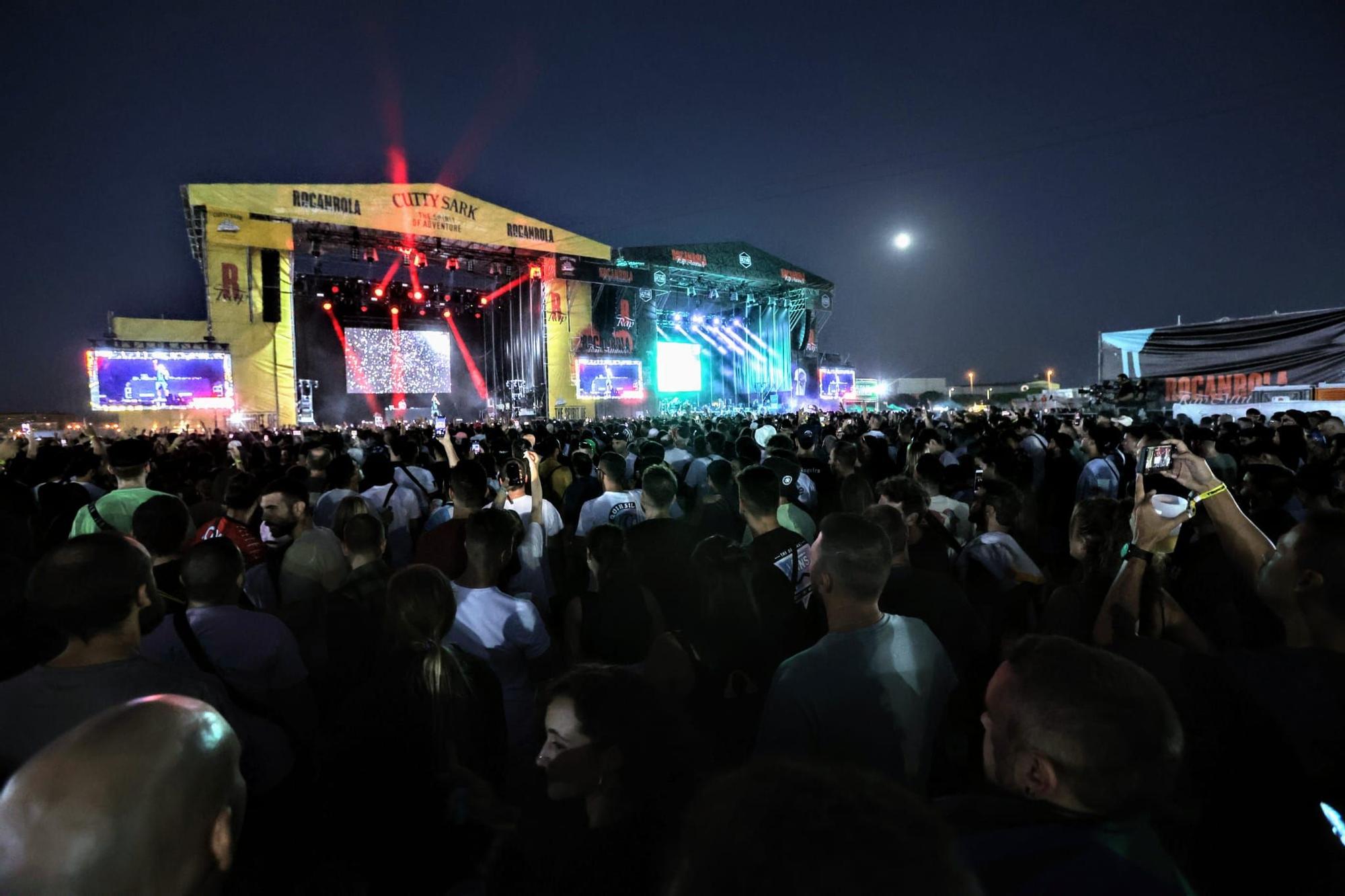 Gran ambiente en el festival Rocanrola en Alicante