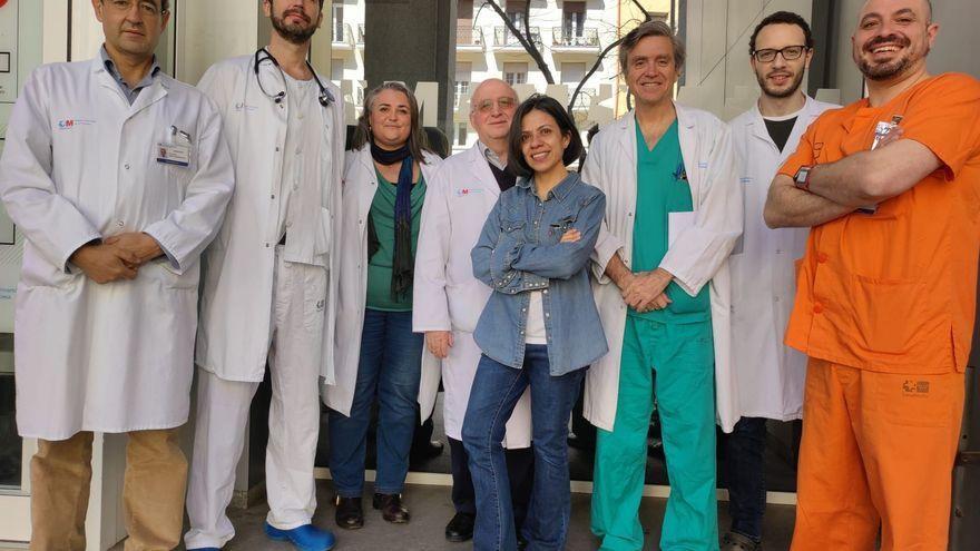 Los investigadores del hospital madrileño.