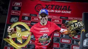 Toni Bou, tras su título Mundial