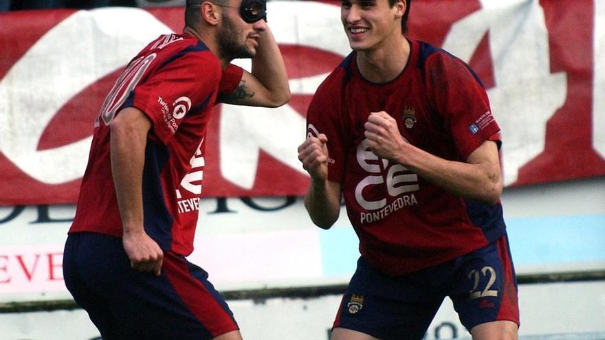 Filipe Machado, durante el partido de la temporada 2006/2007 contra el Lanzarote en Pasarón. // Rafa Vázquez