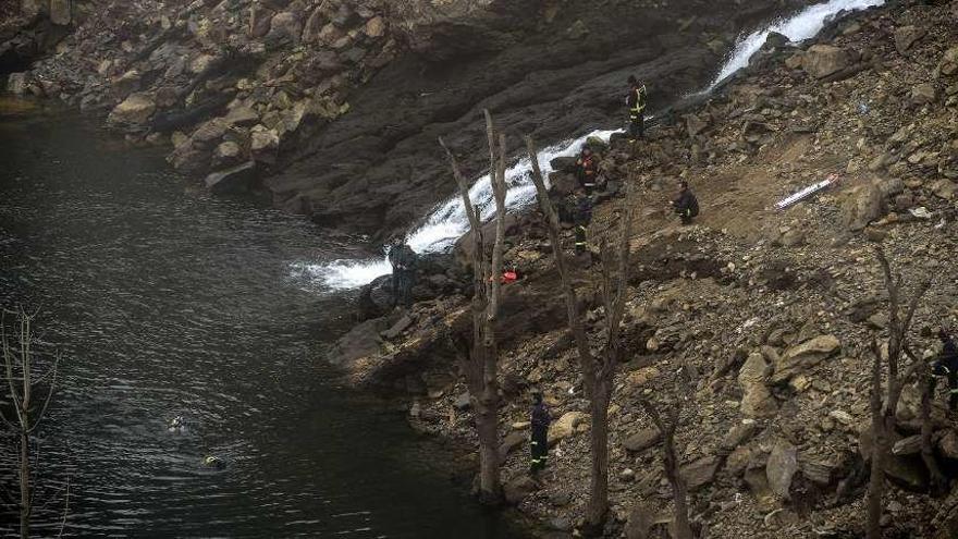 El cuerpo de Alexandru Boghiu apareció en el embalse de Albarellos en diciembre de 2014. // Brais Lorenzo