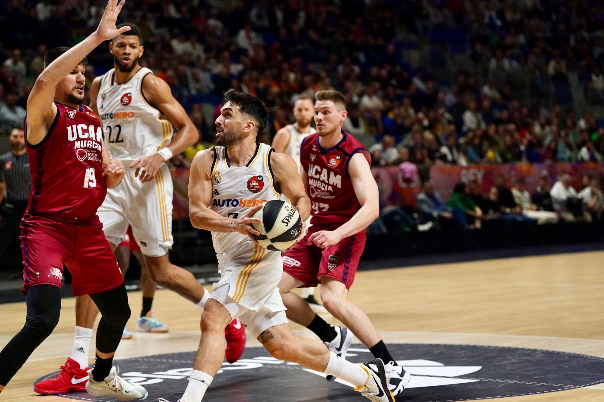 Real Madrid - UCAM Murcia, cuartos de final de la Copa de 2024.