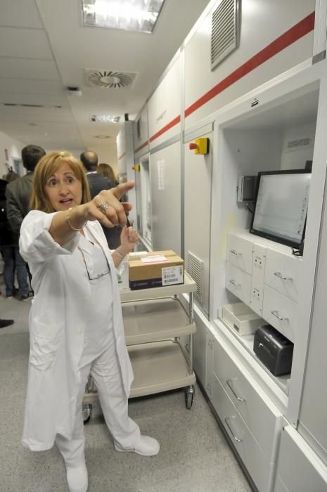 Taller de farmacia en el hospital Álvarez-Buylla de Mieres