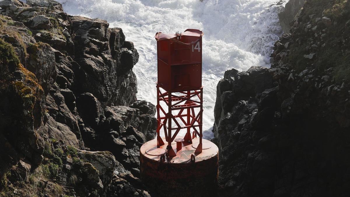 Encuentran en Galicia una baliza marítima de EEUU tras un viaje de 6000 kilómetros