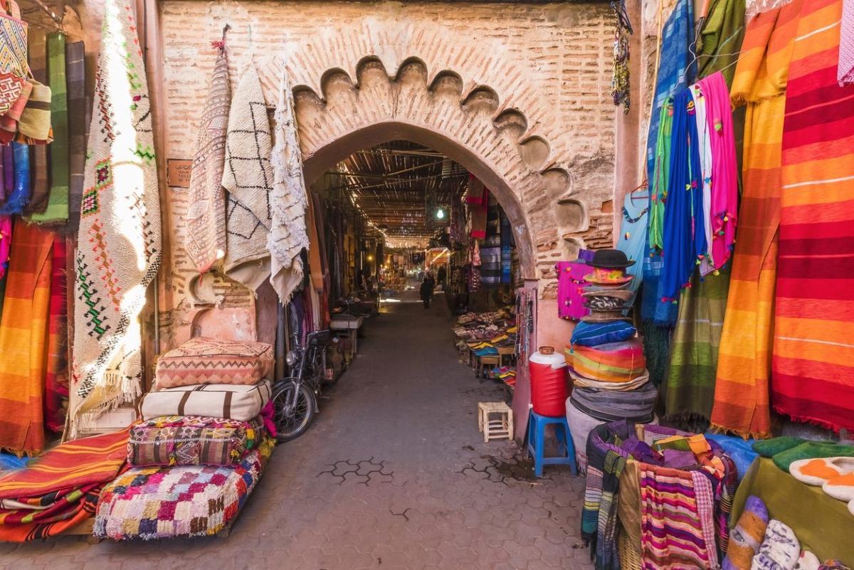 El mercado de Jamaa el Fna en Marrakech
