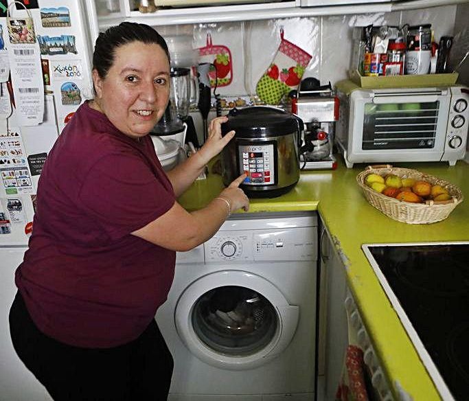 Maite Martín, en su cocina | M. L.