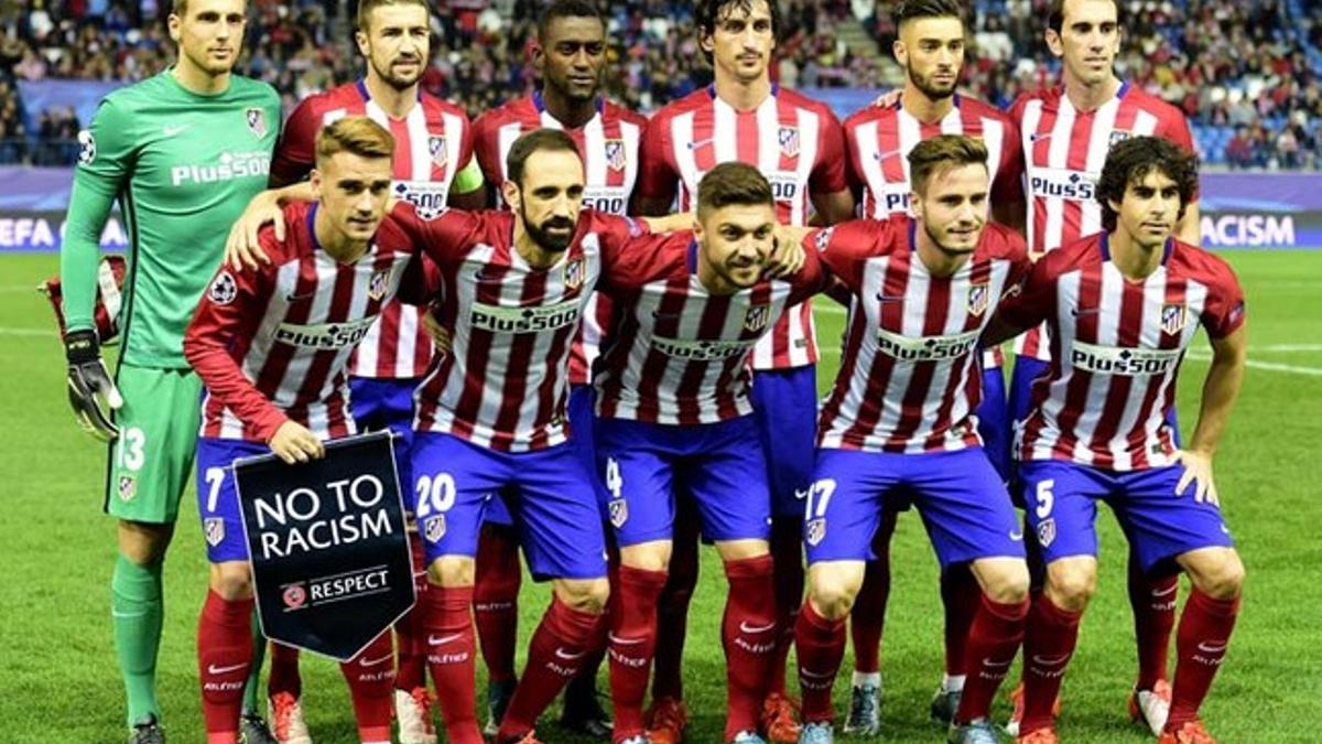 Alineación del Atlético