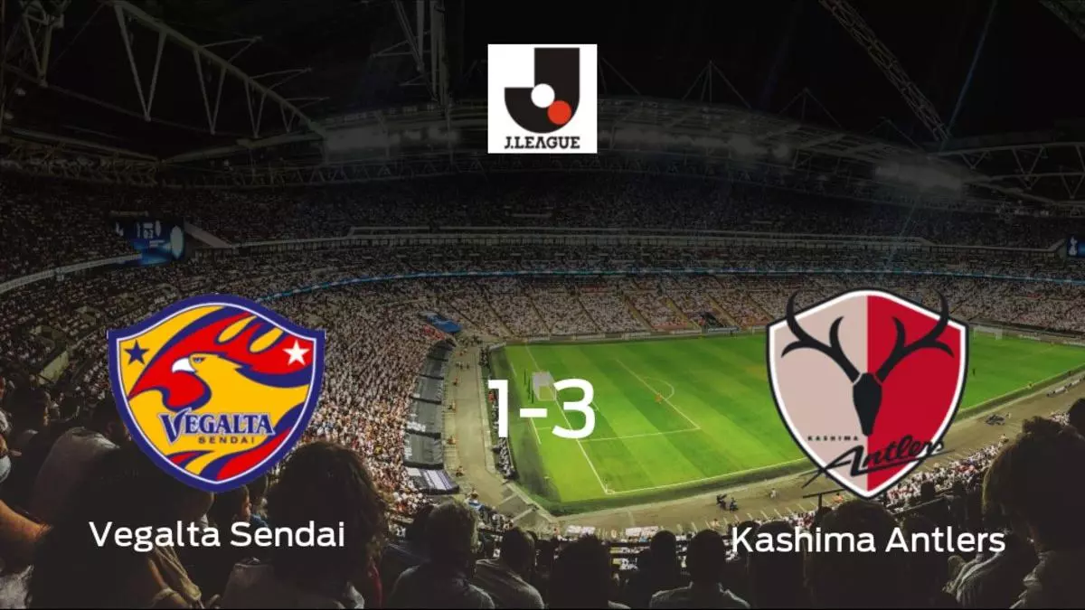 El Kashima Antlers se queda con los tres puntos tras ganar 1-3 al Vegalta Sendai