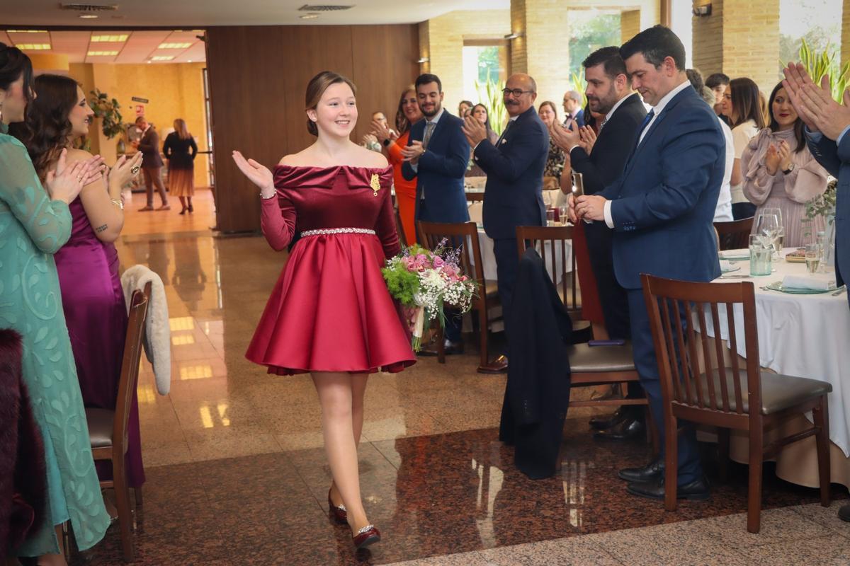 Homenaje a la fallera mayor infantil de Torrent.