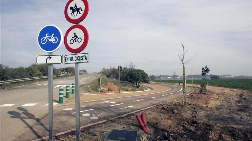 Entra en servicio el carril bici hasta Rabanales tras recuperar el entorno