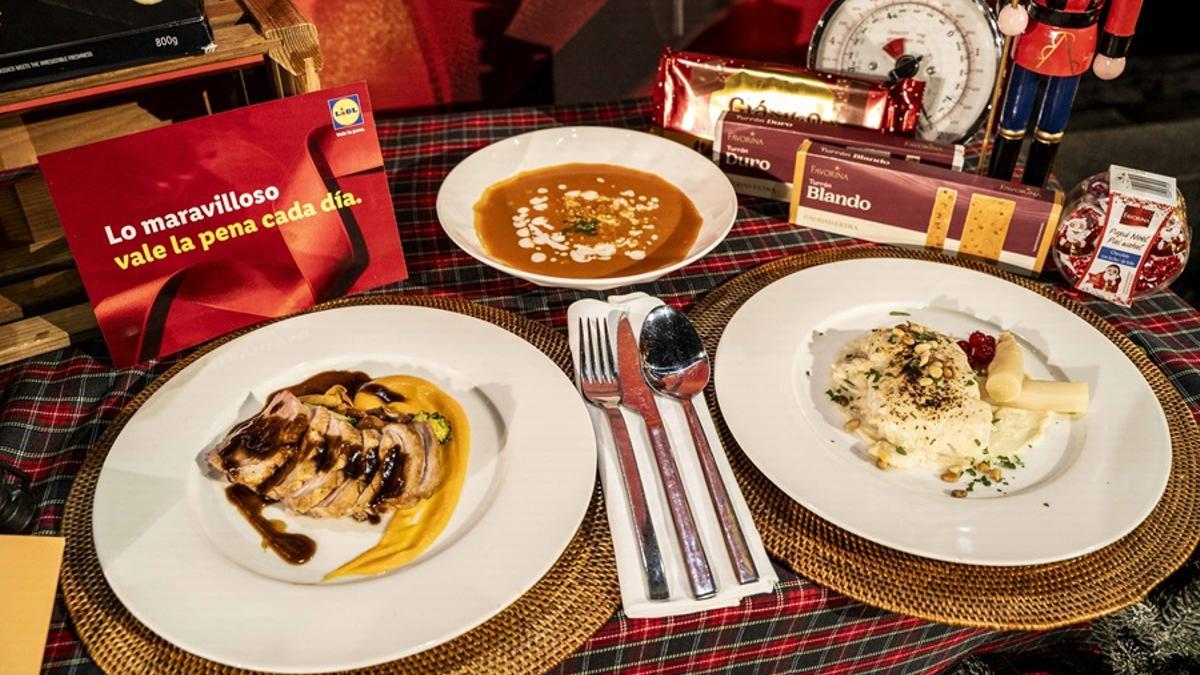Menú de Navidad de Lidl.