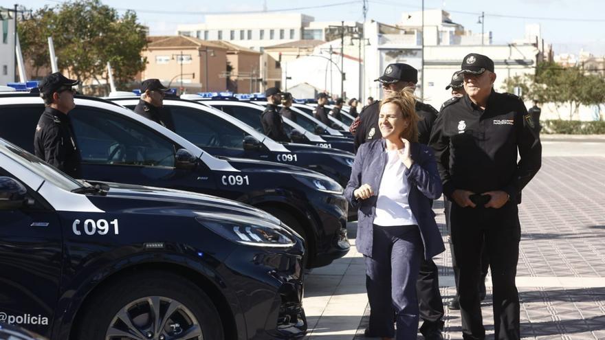 La Policía Nacional incorpora 38 coches patrulla híbridos a su flota valenciana