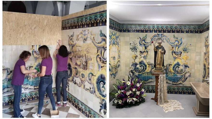 Un altar hecho con 968 azulejos en Castellón: es tan espectacular que lo expondrán de forma permanente