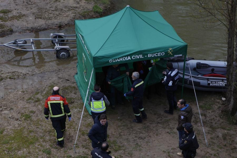 Rescate del hombre desaparecido en el Duero