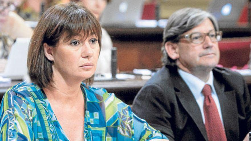 La secretaria general del PSIB-PSOE, Francina Armengol, ayer.