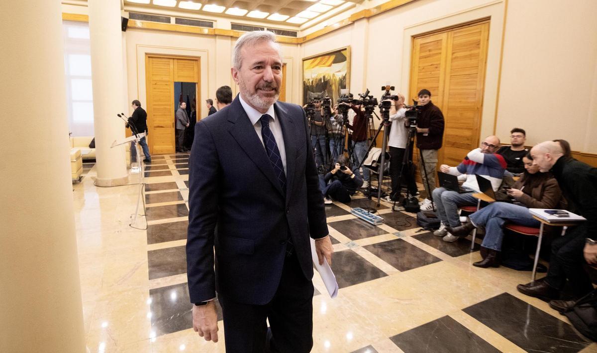 El presidente de Aragón, Jorge Azcón, después de convocar elecciones.