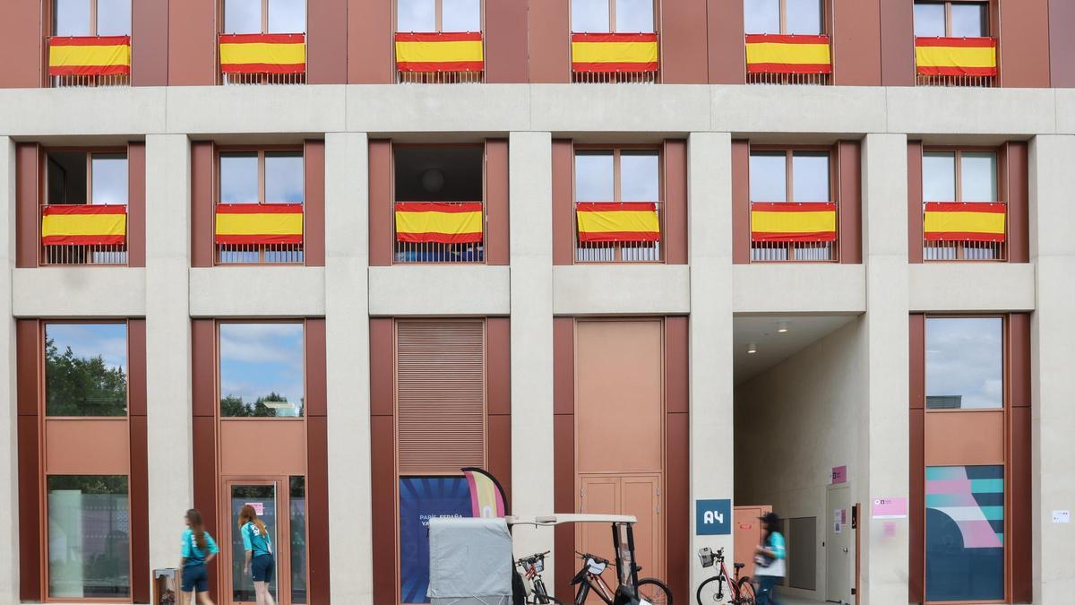 La Villa Olímpica en Saint-Denis, con los apartamentos de la delegación española.