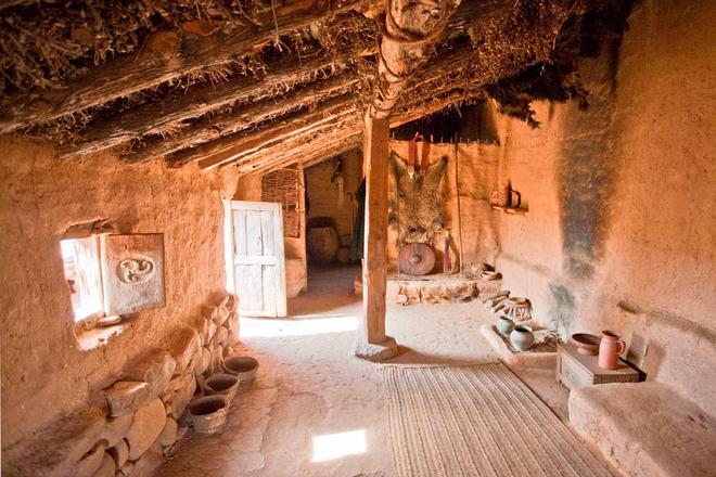 Interior de una casa en Numancia