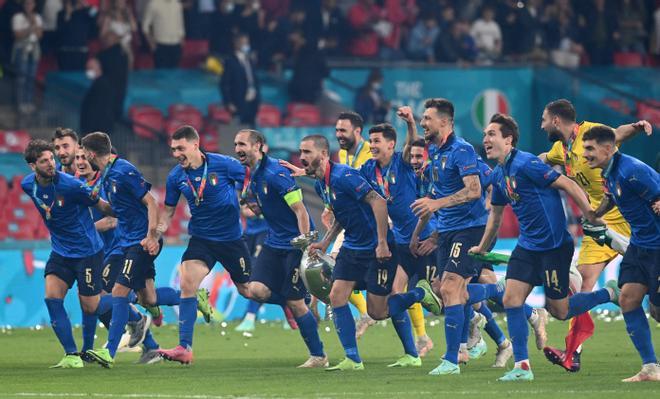 La celebración más loca de Italia tras ganar la Eurocopa