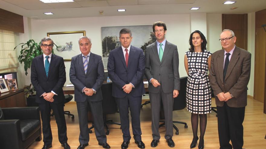 Pedro Santos, Julio César Campillo, Fernando Bergasa, Juan Carlos Ruiz, Cristina Ávila y Alfonso García.