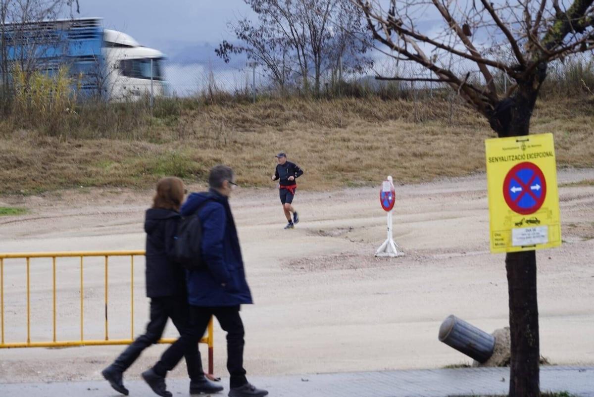 Imatges de la suspensió de la Sant Silvestre de Manresa