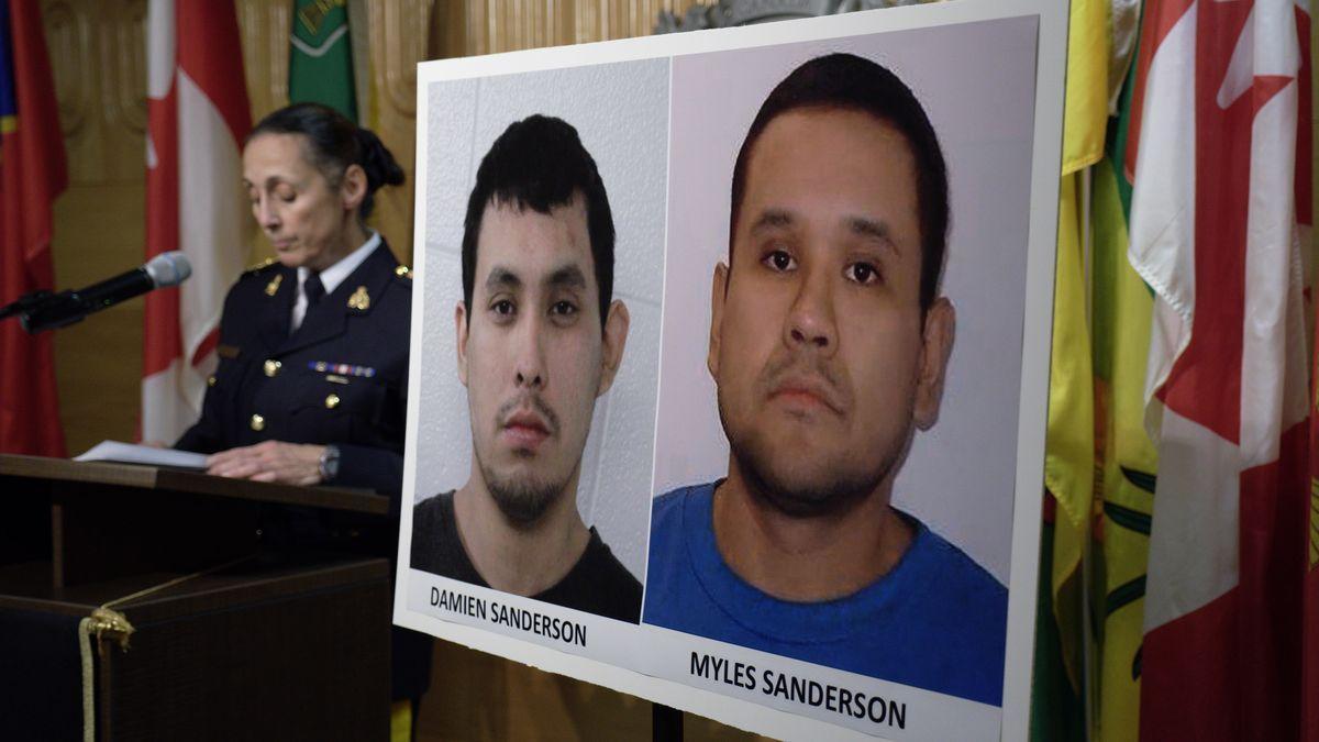 Sospechosos de una masacre en una reserva india de Canadá. Se ha localizado el cadáver de Damien (izquierda).