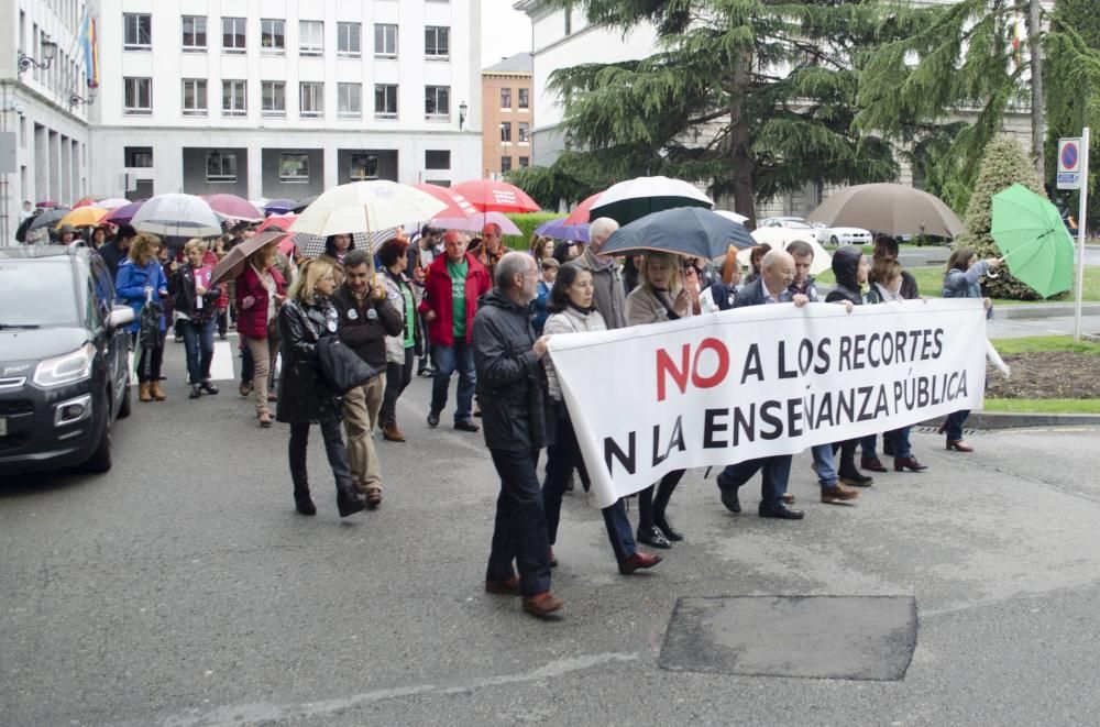 Manifestación por la enseñanza pública