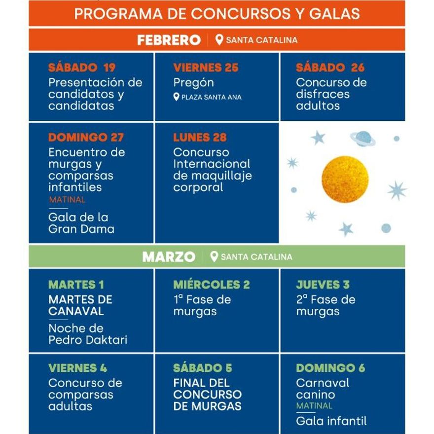 Programación del Carnaval de La Tierra 2022 (I)