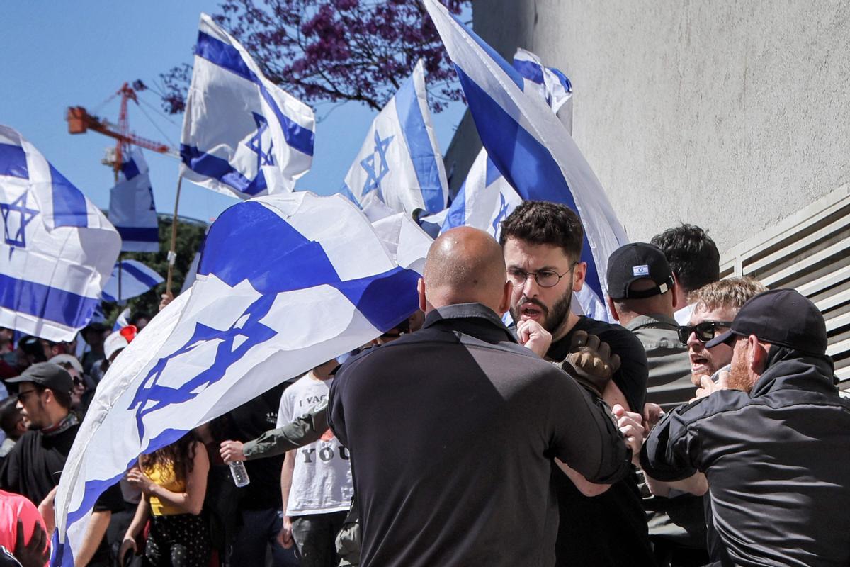 Protestas en Tel Aviv por la polémica reforma judicial del Gobierno de Netanyahu