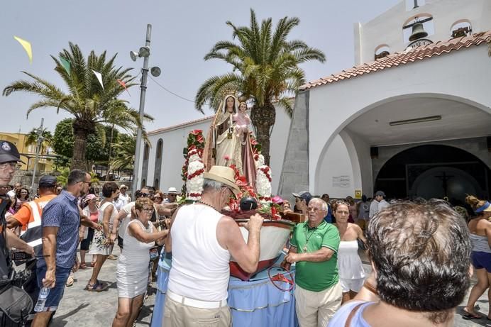 16/07/2017 ARGUINEGUIN MOGAN. Procesión marinera de la Virgen del Carmen.  FOTO: J. PÉREZ CURBELO