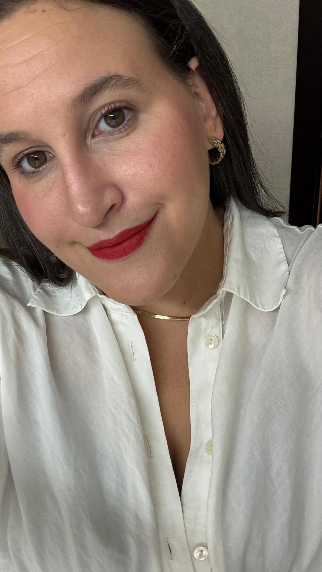 Resultado de un maquillaje en "V"