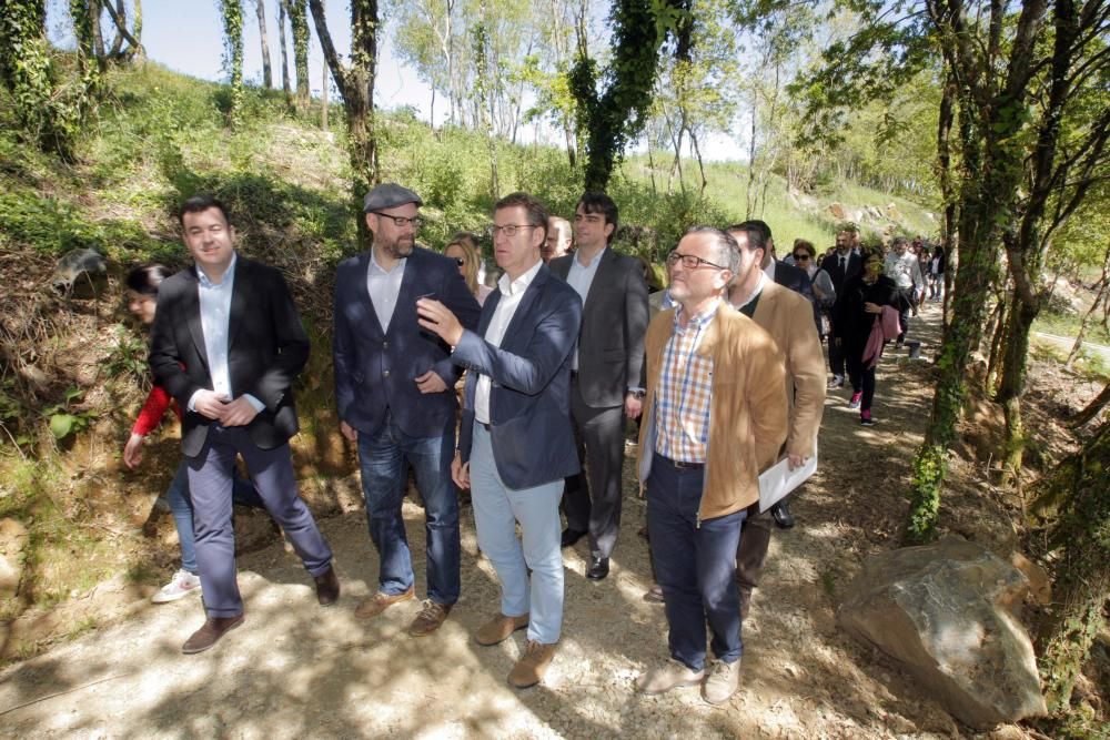 Inauguración del Bosque de Galicia