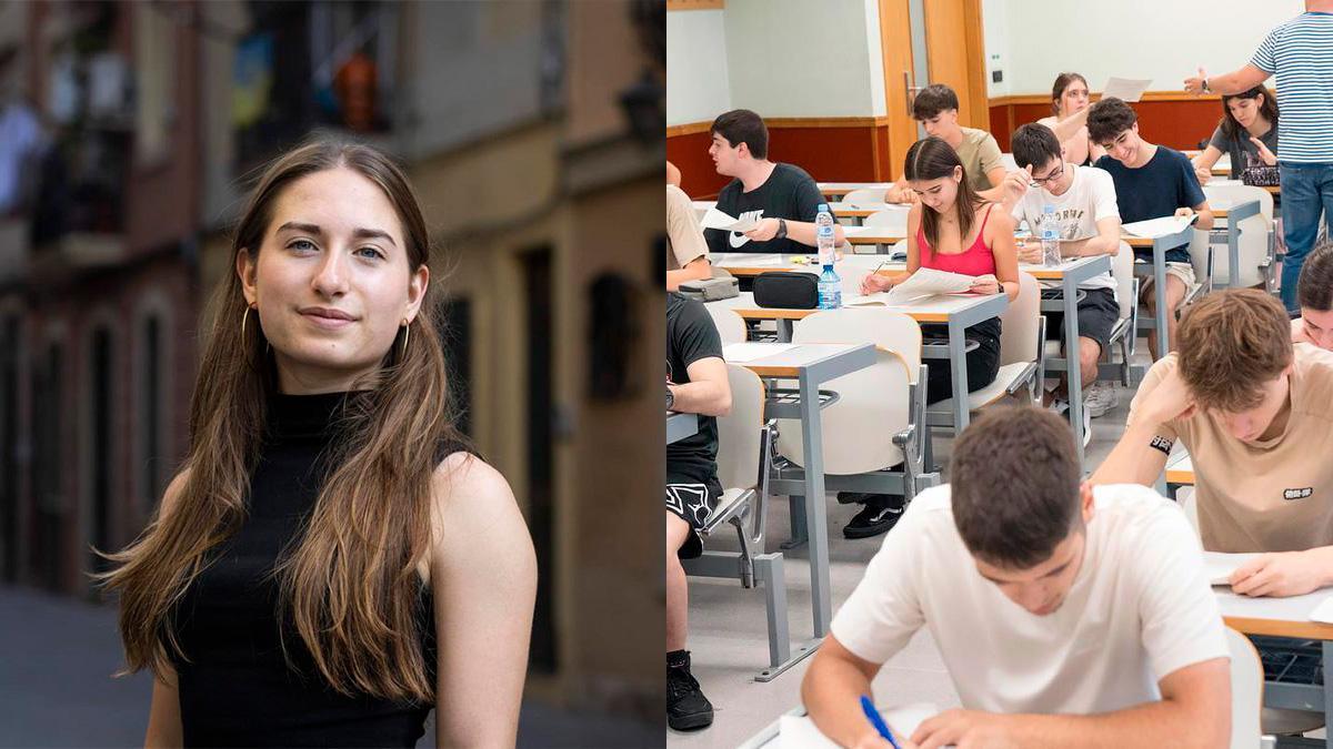 Lola Valiente, estudiante de Biomedicina
