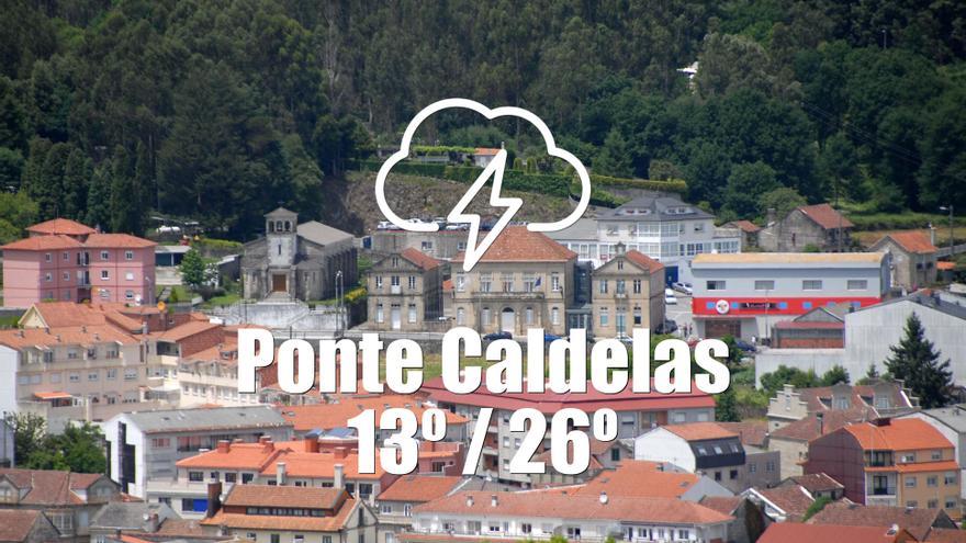 El tiempo en Ponte Caldelas: previsión meteorológica para hoy, viernes 10 de mayo