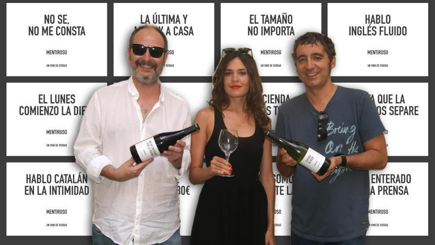 Miguel, María Victoria y Pedro Alberto, artífices de ´Mentiroso´.