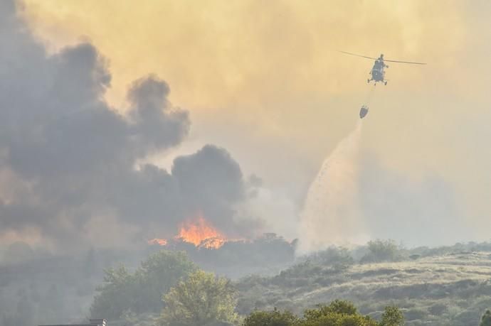 Incendio en la zona de cumbre de Gran Canaria