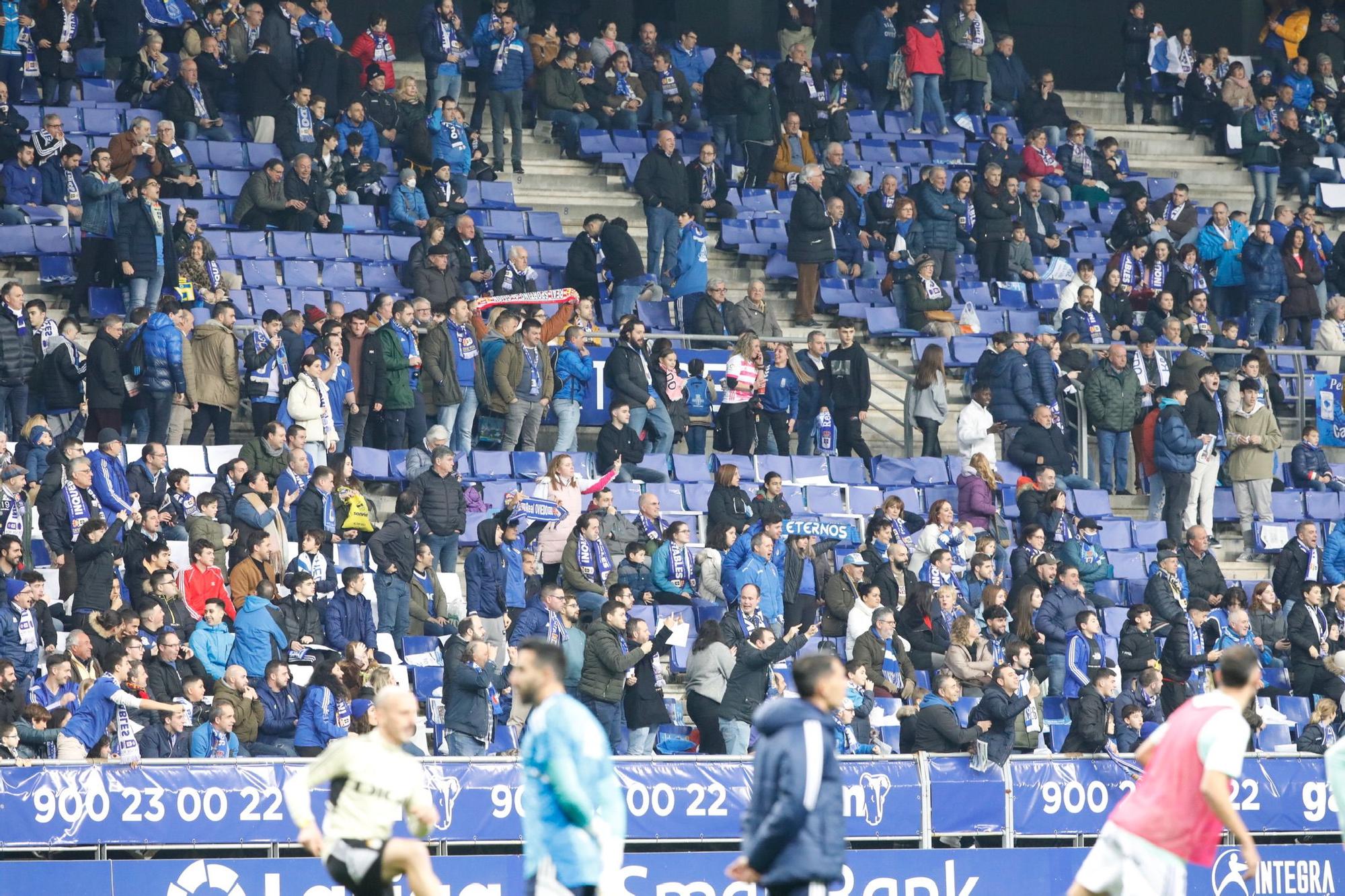 En imágenes: así se vivió el derbi en el Tartiere