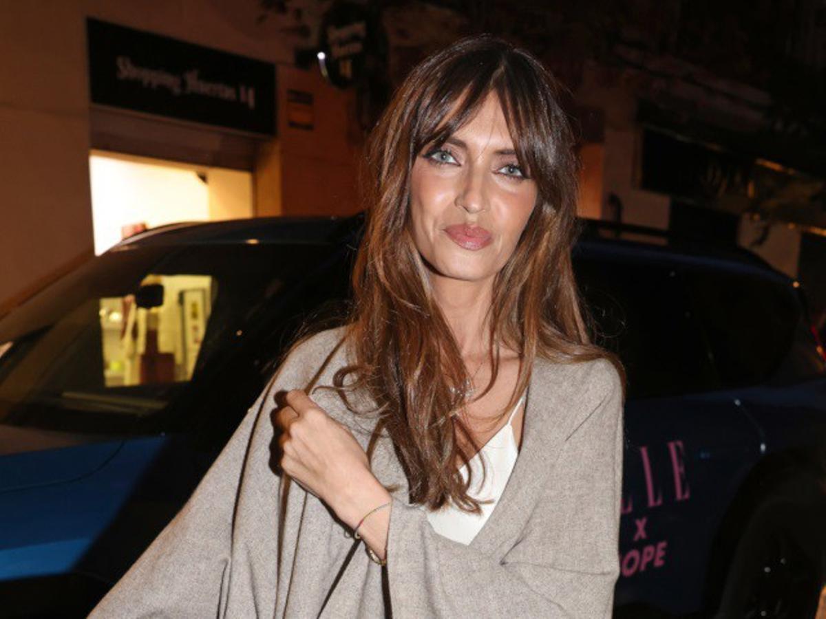 Sara Carbonero llega al Palacio de Santoña para asistir a la IV edición de ELLE For Hope, a 16 de octubre de 2024, en Madrid (España).