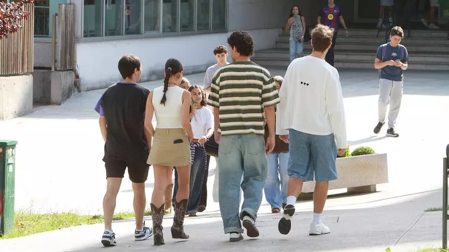 Así se vivió el primer día de clases en el campus de Ourense