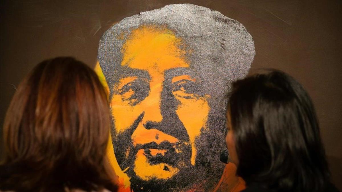 El retrato de Mao Zedong realizado por Andy Warhol en 1973.