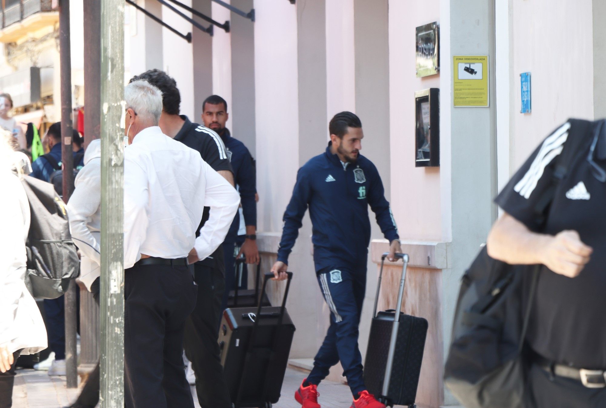 La selección española ya está en Málaga para disputar en La Rosaleda su partido ante la República Checa