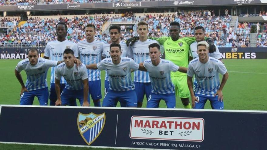 Primer once del Málaga 2016/2017