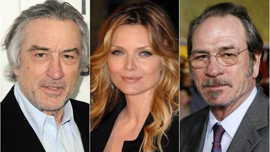 Robert de Niro, Michelle Pfeiffer y Tommy Lee Jones.