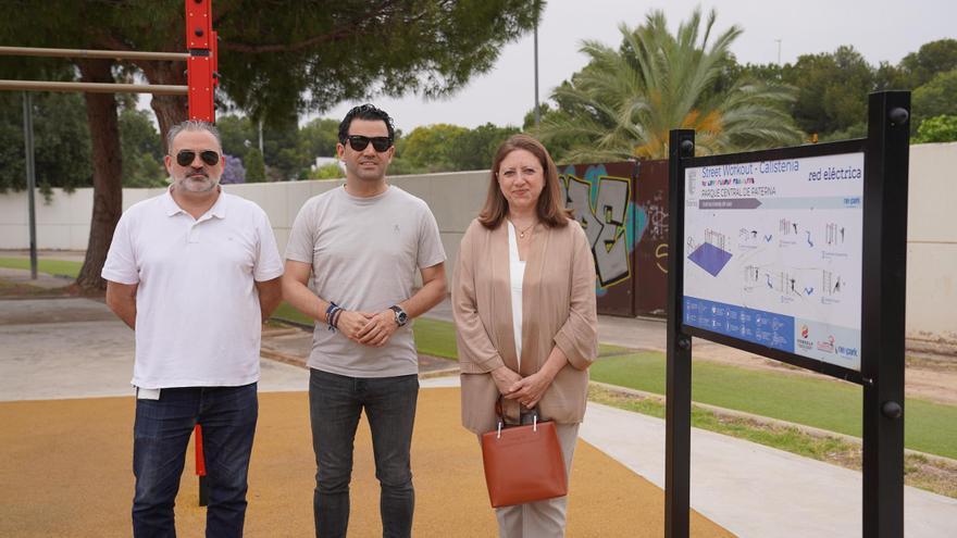 Paterna amplía las instalaciones deportivas con otro equipamiento de calistenia en el Parc Central